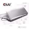 Club 3D CSV-1564W100 USB-C-dockningsstation för tre skärmar med 100 W nätadapter Svart