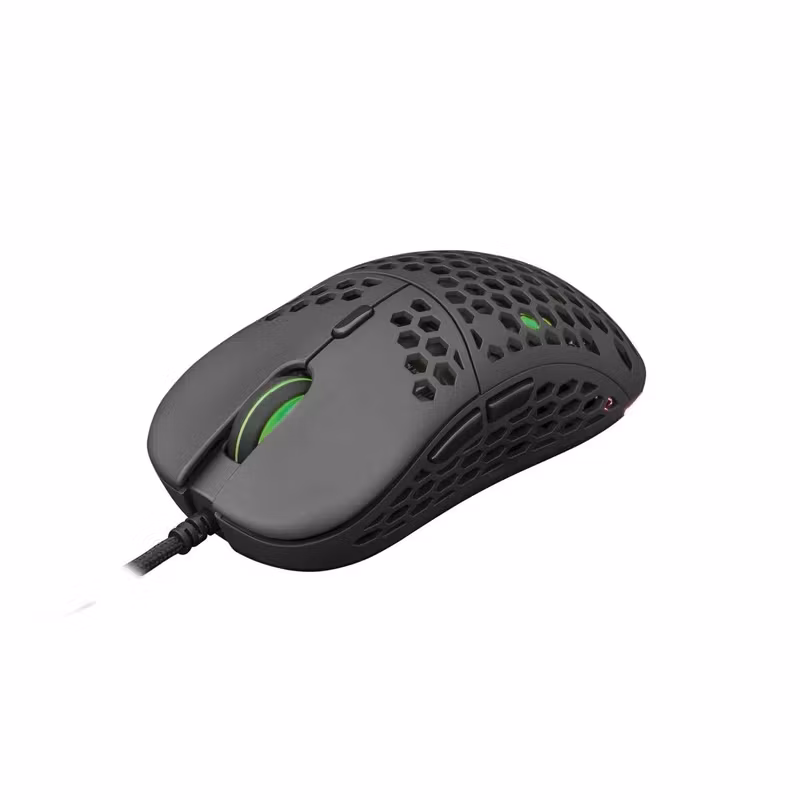 White Shark NAGINATA 6D 16 000 DPI Gamingmus Svart