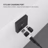 FIXED Data Blocker 2in1 USB-A och USB-C 240 W Dataspärr Svart