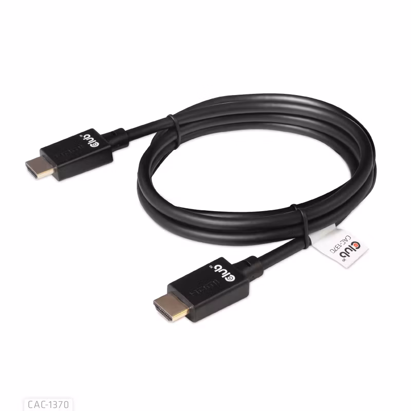 Club 3D CAC-1370 HDMI 2.1 Ultra High Speed HDMI-kabel 1,5 m Svart