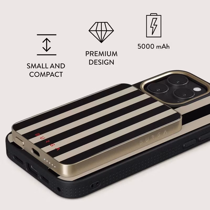 Burga Prophecy 5 000 mAh MagSafe-powerbank Guld