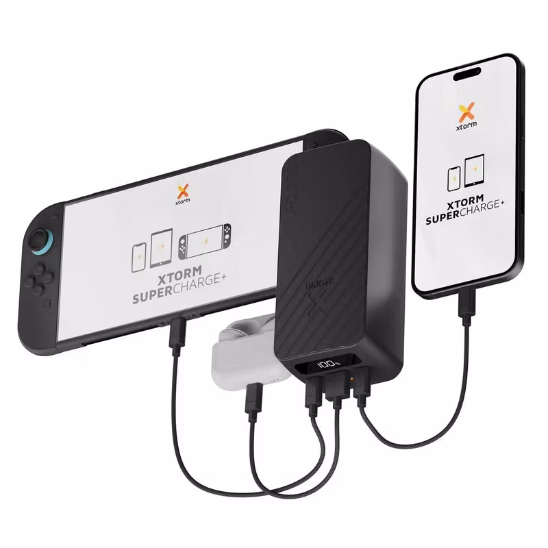 Xtorm Go2 XG2401 40 000 mAh 45 W Powerbank med USB-C och USB-A Svart