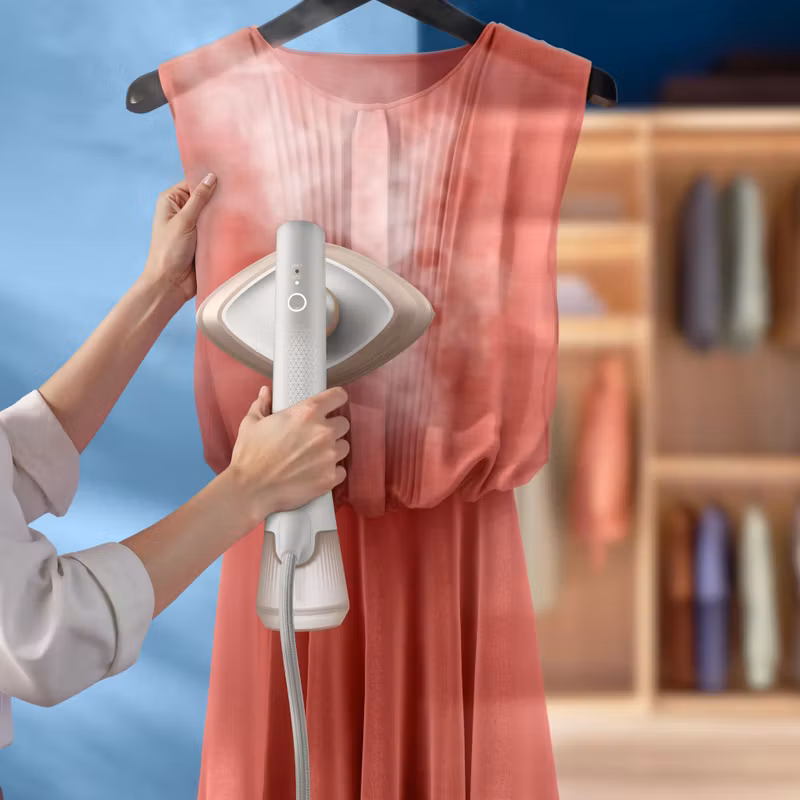 Philips OneTurn GC213/10 2-i-1 Strykjärn och Klädångare Vit/Nougat