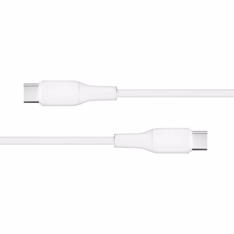 X2O Superflex 60 W USB-C till USB-C-kabel 1,5 m Vit