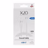 X2O Basic 60 W USB-C/C-kabel 2 m Vit