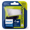 Philips OneBlade QP240/50 Utbytesblad 4-pack Svart/Grön/Silver