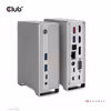 Club 3D CSV-1568 USB-C-dockningsstation 10 Gbit/s för tre skärmar med 120 W nätadapter Grey