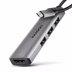 AXAGON HMC-H3A STARTER 4-i-1 USB-C-hubb med HDMI 4K