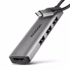 AXAGON HMC-H3A STARTER 4-i-1 USB-C-hubb med HDMI 4K