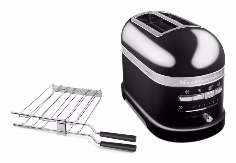 KitchenAid Artisan 5KMT2204EOB 2 skivor 1 250 W Brödrost Svart onyx