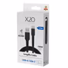 X2O Longlife USB-A till USB-C-kabel 60 W 1 m Svart