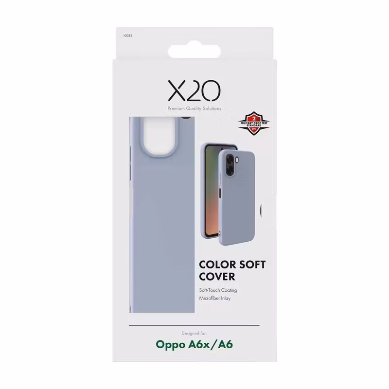 X2O Color Soft Skal Oppo A6x/A6 Lavender