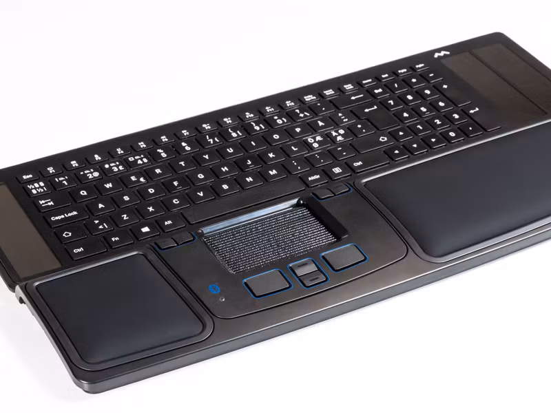 Mousetrapper Prime MT123 Ergonomisk Rullmus Bluetooth USB Svart