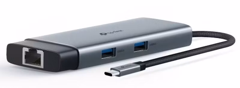 TP-Link UH6120C USB-C 6-i-1 Hubb med 4K HDMI, Gigabit Ethernet och 100 W PD