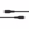 X2O Superflex USB-C till USB-C-kabel 60 W 1,5 m Svart