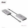 Club 3D CSV-1547 USB-C-hubb 10 Gbps med 4 × USB-A Grå