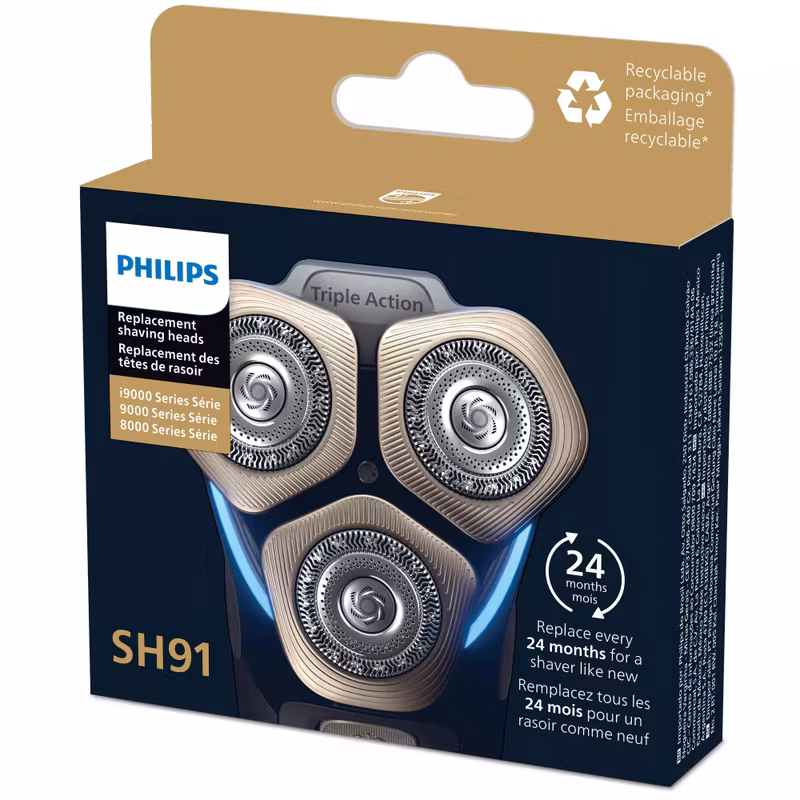 Philips SH91/50 Rakhuvuden 3-pack Silver