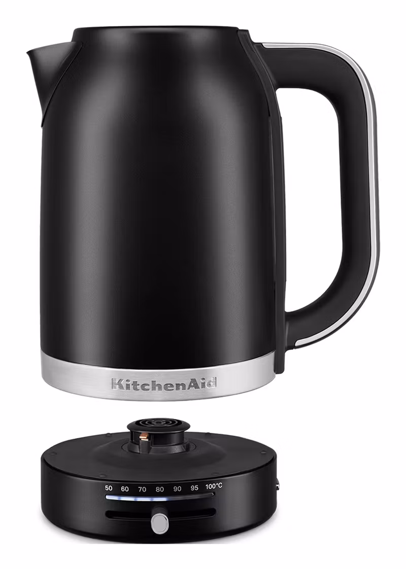 KitchenAid 5KEK1701EBM Vattenkokare 1,7 l 2 400 W med temperaturkontroll Svart
