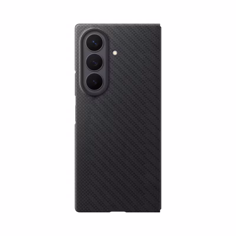 Samsung Galaxy Z Fold8 Ultra Carbon Magnet Case aramidskal med magneter Black