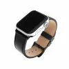 FIXED Leather Strap Läderarmband för Apple Watch 42/44/45/46/49 mm Svart