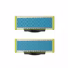 Philips OneBlade QP225/50 Antifriktion Utbytesblad 2-pack Blå/Grön/Silver