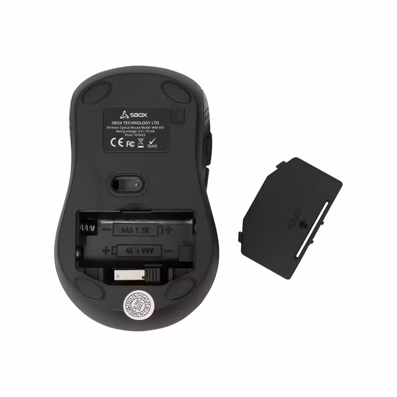 SBOX WM-993P 2,4 GHz Trådlös Mus 1 600 DPI Rosa