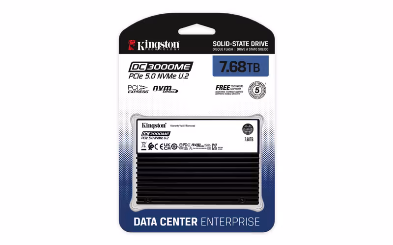 Kingston DC3000ME 7,68 TB 2,5" U.2 PCIe 5.0 NVMe Enterprise-SSD