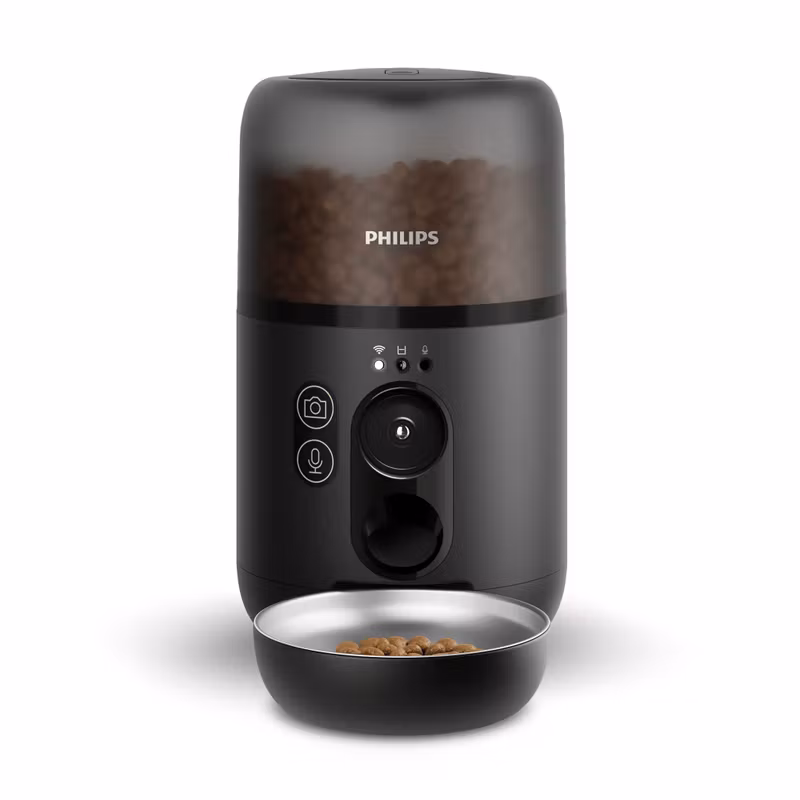 Philips Pet Series 5000 PAW5320/02 Smart foderautomat med kamera 4,5 l Svart