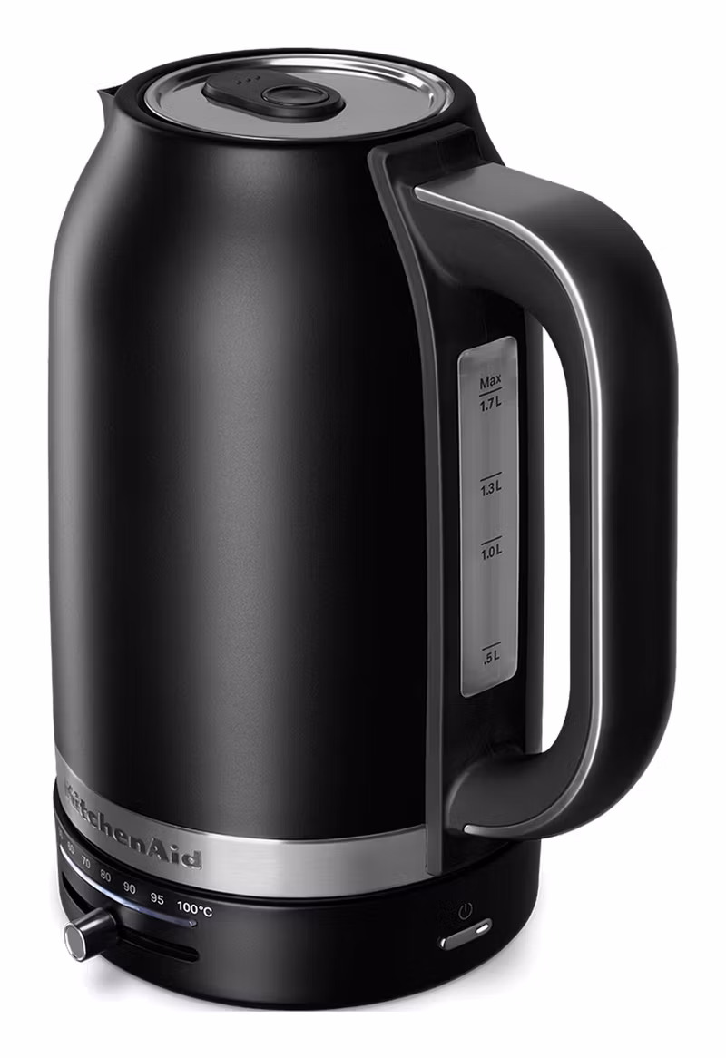 KitchenAid 5KEK1701EBM Vattenkokare 1,7 l 2 400 W med temperaturkontroll Svart