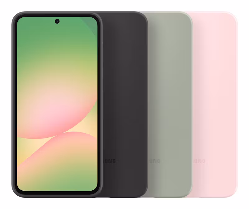 Samsung Silicone Case EF-PA566 Galaxy A56 5G Silikonskal Svart