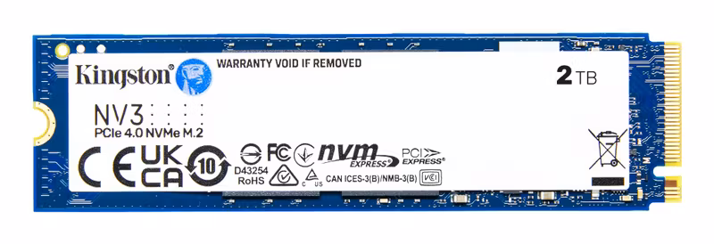 Kingston NV3 2TB M.2 NVMe PCIe 4.0 SSD