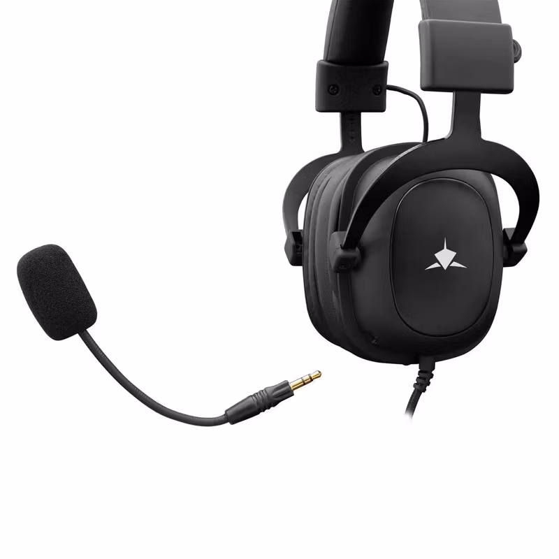 White Shark Premium TAIKO Over-Ear Spelheadset Svart