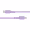 X2O Superflex USB-C till USB-C-kabel 60 W 1,5 m Lavendel