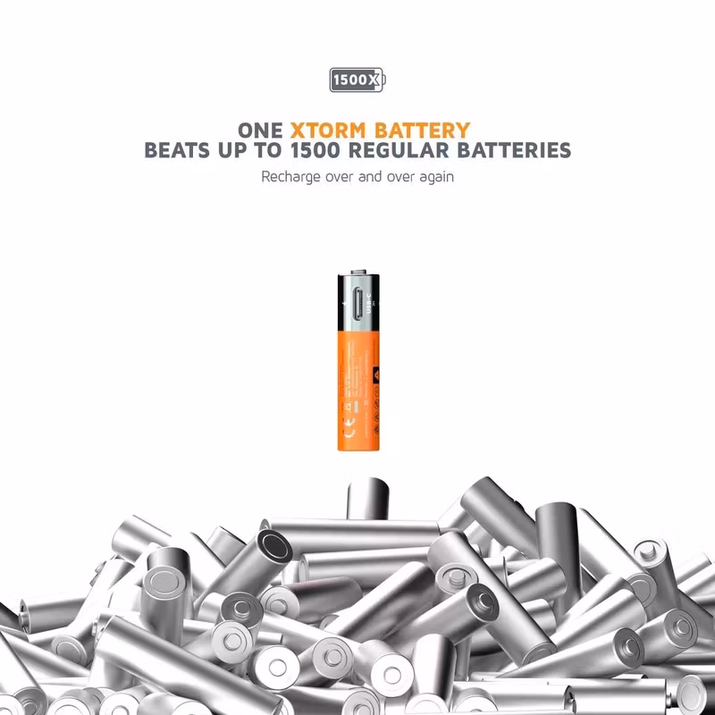Xtorm NextGen XNG3AB4 AAA 570 mAh USB-C Uppladdningsbara Batterier 4-pack