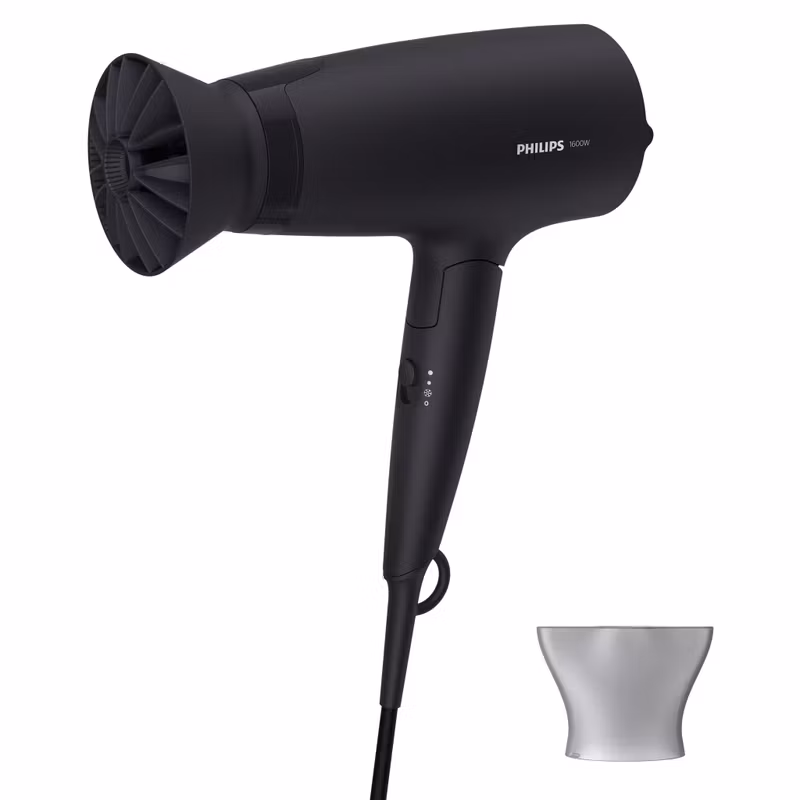 Philips 3000 Series BHD308/10 Hårfön 1 600 W med ThermoProtect och fällbart handtag