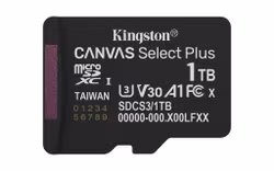 Kingston Canvas Select Plus SDCS3/1TBSP microSDXC 1 TB 150 MB/s Minneskort