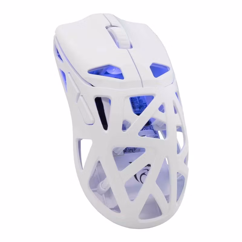 White Shark DAGONET Trådlös Gamingmus 6D 24 000 DPI Vit
