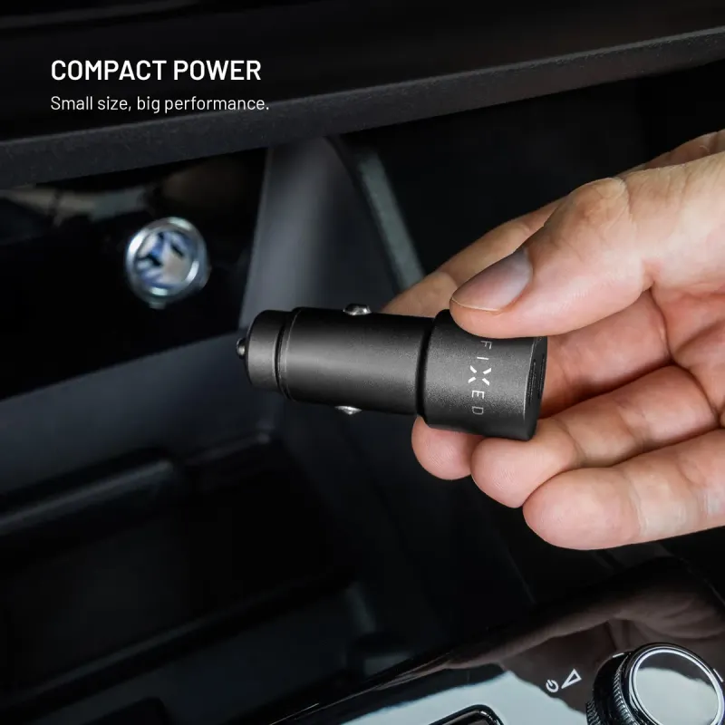 FIXED FIXCC65-CC-BK 65 W 2 × USB-C Billaddare Svart
