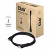 Club 3D CAC-1350 Mini HDMI till HDMI 2.0-kabel 4K 60 Hz 1 m Svart