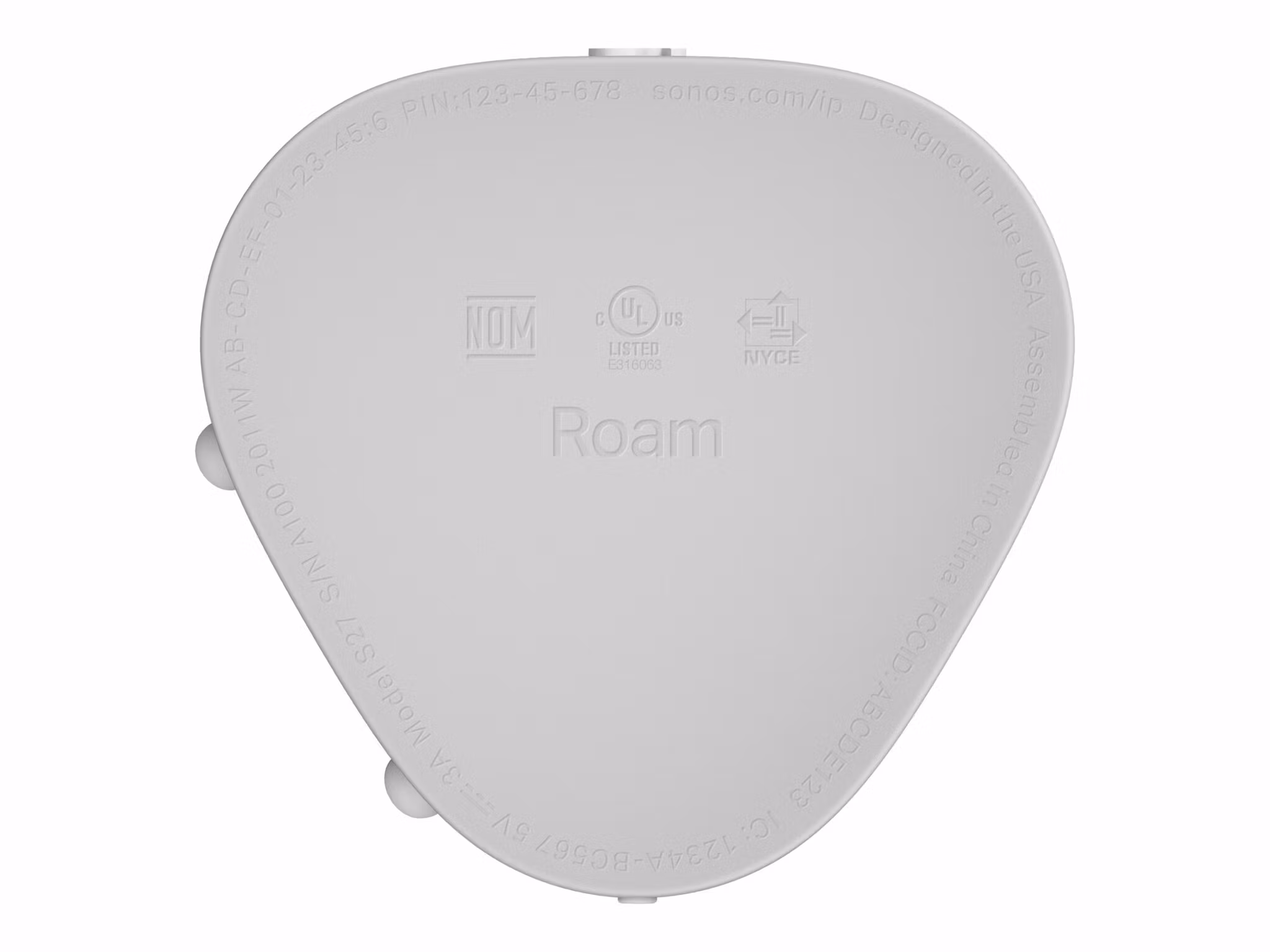 Sonos Roam Smarthögtalare bärbar vit