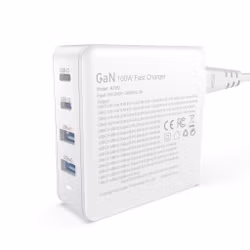 Dudao A100EU snabbladdare 100Watt GaN 2xUSB-C + 2xUSB-A
