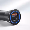 Dudao R4MAXupgrade Car Charger snabbladdare 45Watt 1xUSB-C + 1xUSB-A