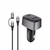 Dudao R7XS-SET Car Charger 83Watt 1xUSB-C + 1xUSB-A inkl 1m lightning/USB-C kabel