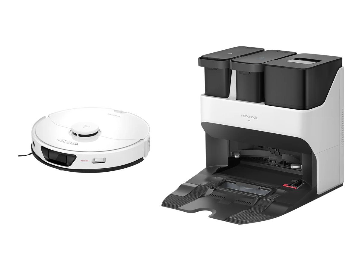 Roborock S7 Max Ultra Robotic Cleaner vit självgående utan påse