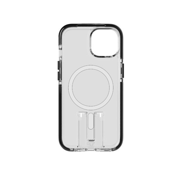 Evo Crystal Kick MagSafe iPhone 15 Transparent Svart