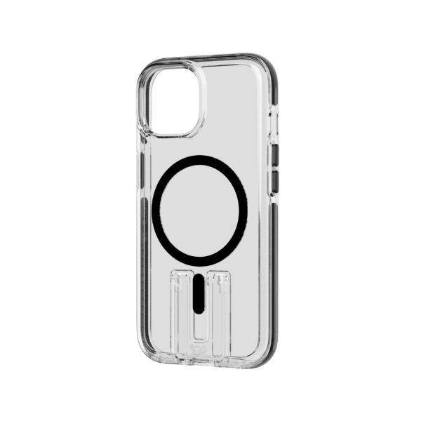 Evo Crystal Kick MagSafe iPhone 15 Transparent Svart