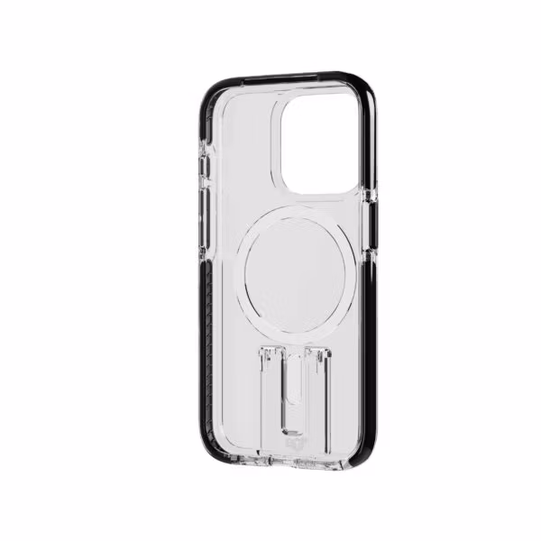Evo Crystal Kick MagSafe iPhone 15 Pro Transparent Svart