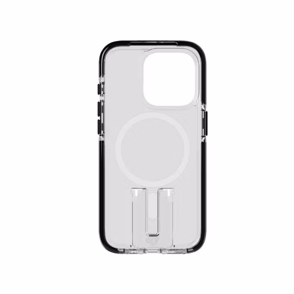 Evo Crystal Kick MagSafe iPhone 15 Pro Transparent Svart