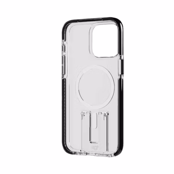 Evo Crystal Kick MagSafe iPhone 15 Pro Max Transparent/Svart