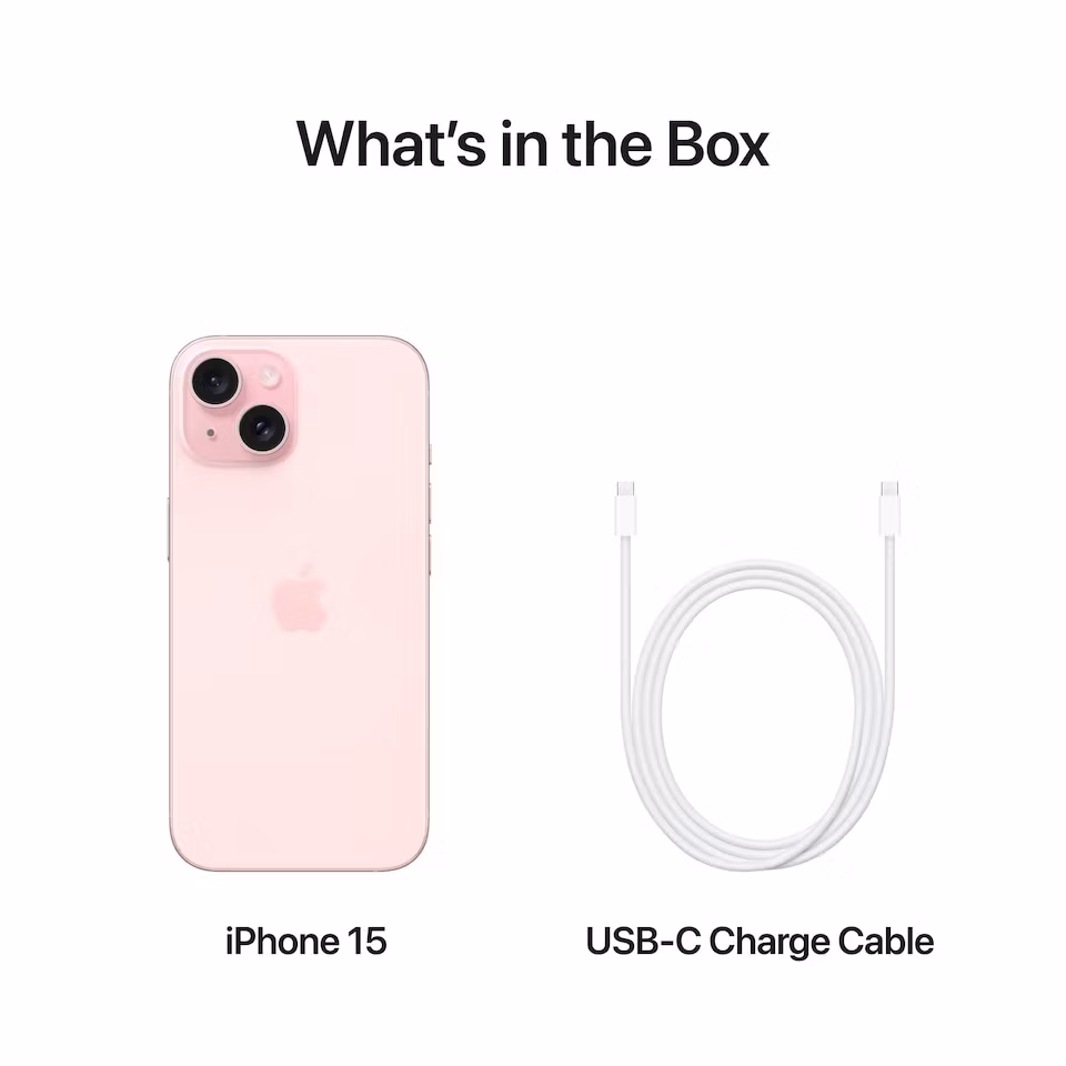 Apple iPhone 15 6,1" 128GB Rosa